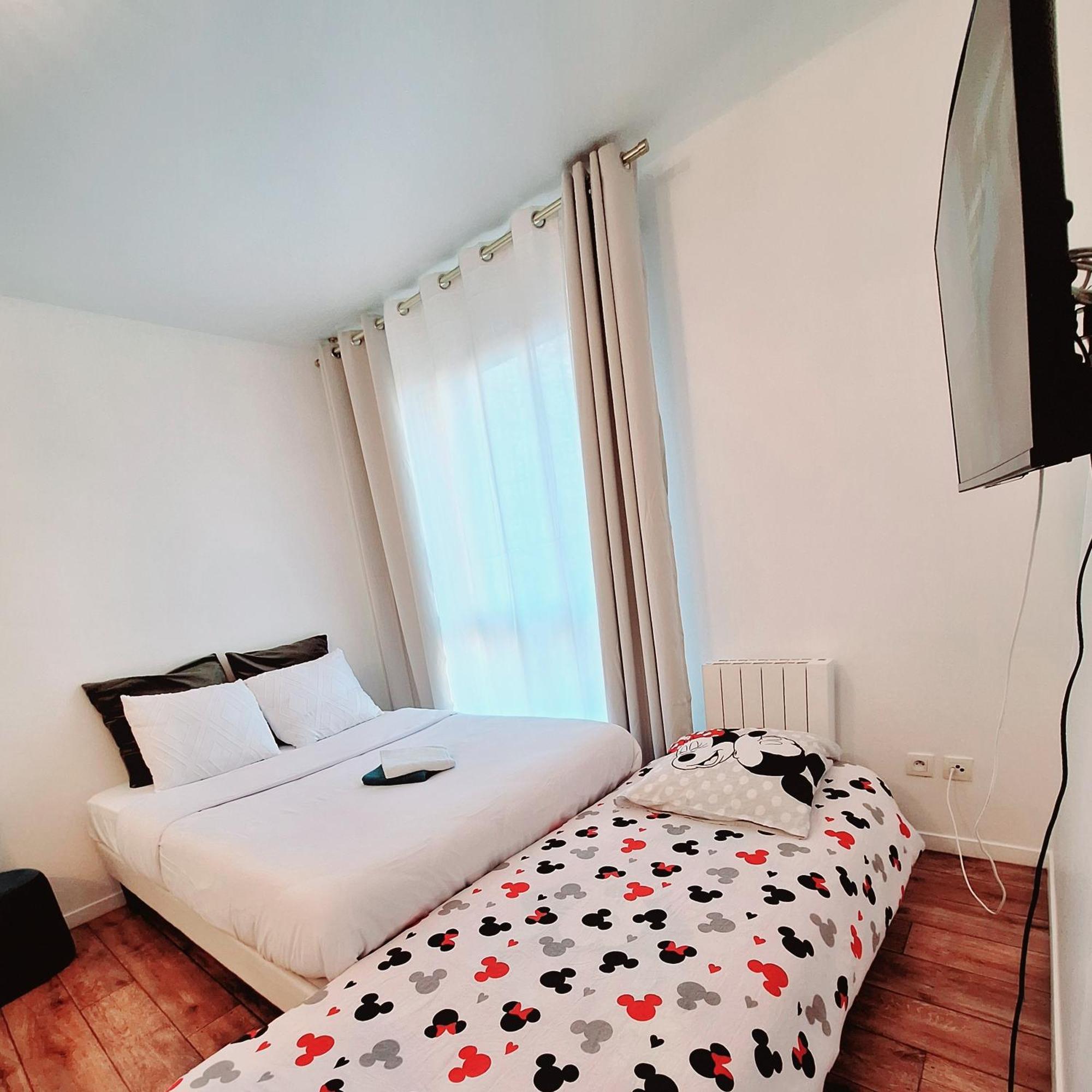 Studio Alpha - 2Min By Train To Disneyland Or 20Min Walk - 5Min Walk To "Val D'Europe" Station Montévrain Buitenkant foto
