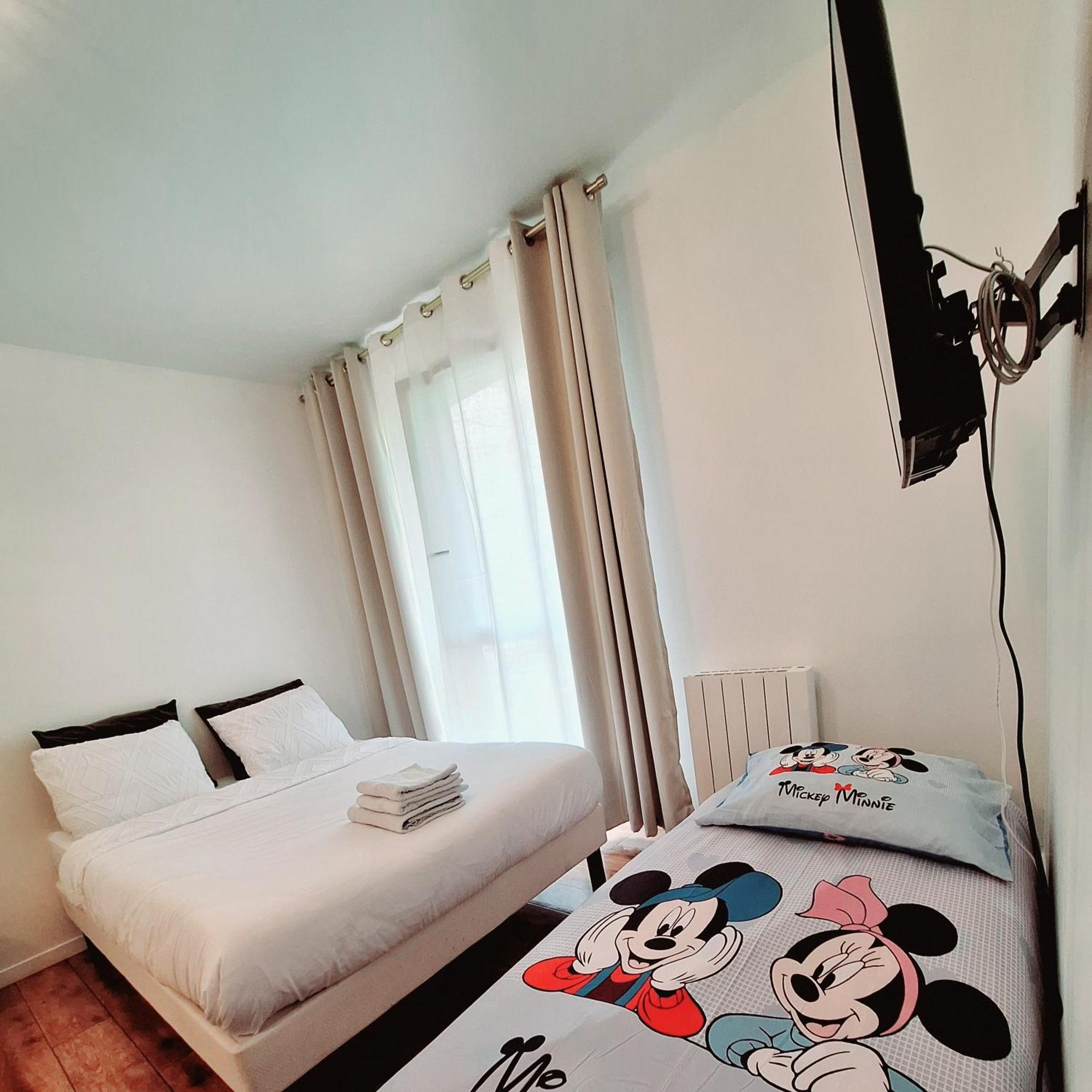 Studio Alpha - 2Min By Train To Disneyland Or 20Min Walk - 5Min Walk To "Val D'Europe" Station Montévrain Buitenkant foto