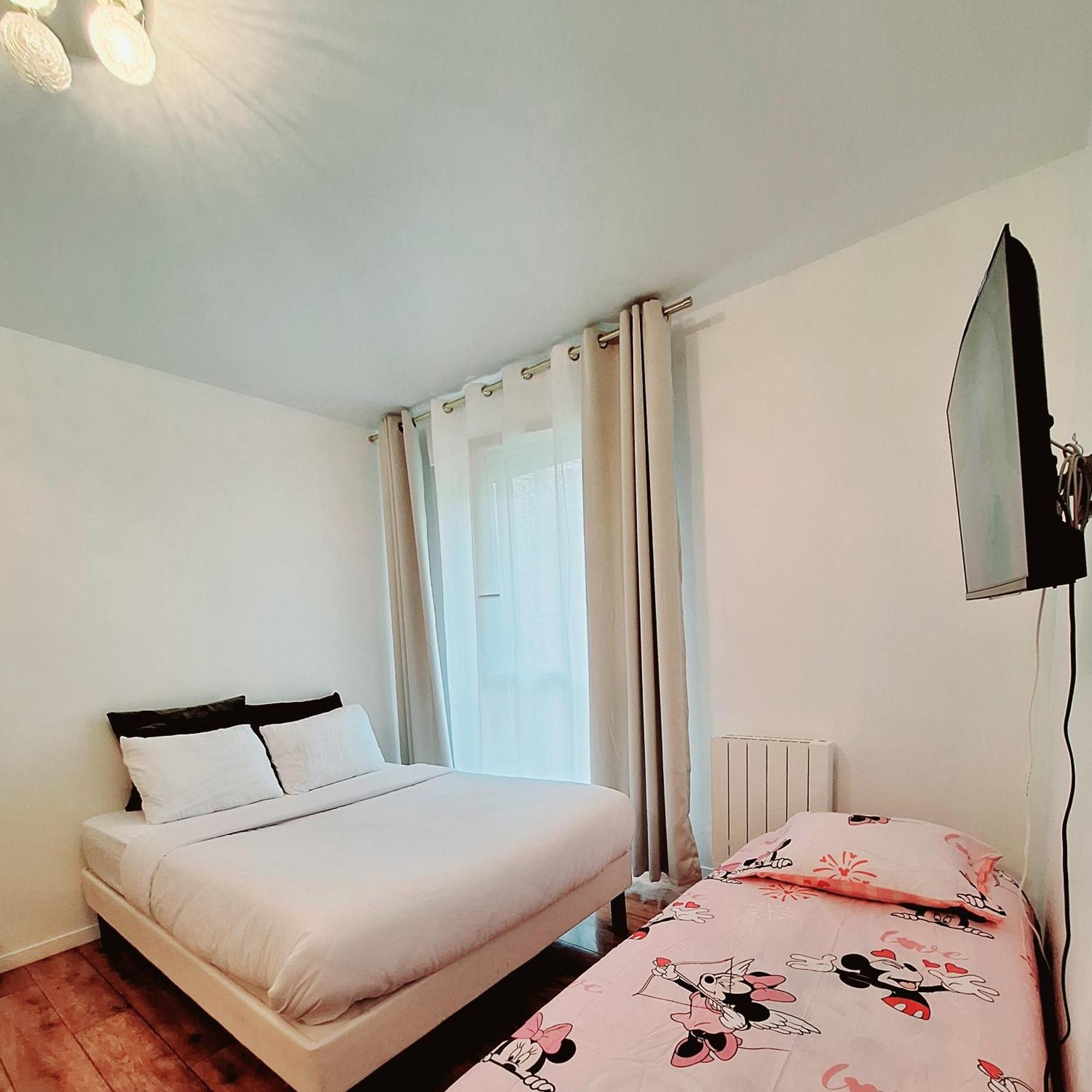 Studio Alpha - 2Min By Train To Disneyland Or 20Min Walk - 5Min Walk To "Val D'Europe" Station Montévrain Buitenkant foto